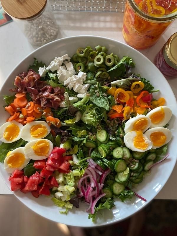 Chopped Salad Bar at Home - Juice of Seven Lemons