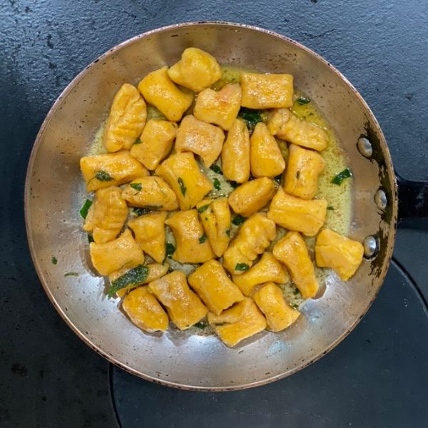 Fresh, Heavenly Homemade Pumpkin Gnocchi with Sourdough Discard 3 cold fermented sourdough pumpkin gnocchi