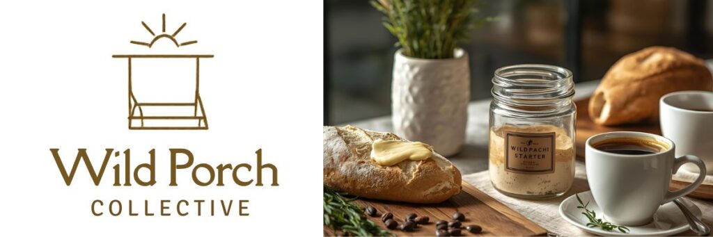 wild porch collective shop Fresh bread, coffee, and natural decor depicting wild porch collective shop goods